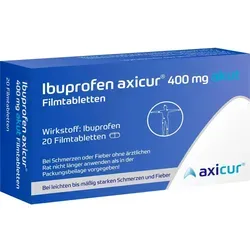 Ibuprofen Axicur 400 mg Akut Filmtabletten 20 ST