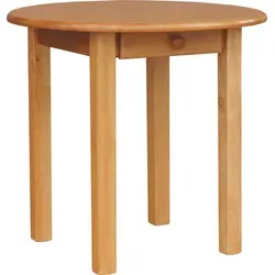 Runder Küchentisch Alder 90 cm mit Schublade von koma