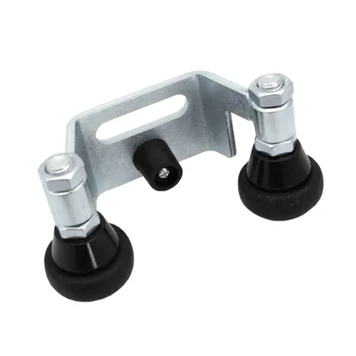 Schiebetorrollen Doppelte Führungsrolle für Schiebetor Torstopper Torrolle 80mm