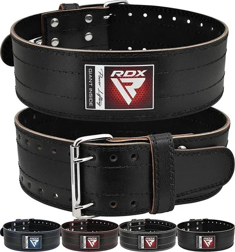 RDX Arbeitsstützgürtel RDX 4 Zoll Leder Gewichtheben Gürtel, Weightlifting belt USPA genehmig, am besten geeignet für Gewichtheben