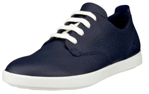 ECCO Sneaker Leisure Lace Up - Weiches Premium-Leder in Navyblau für Damen, Größe 41 - Sneaker aus weichem ECCO-Leder, ultraleicht und atmungsaktiv. Ideal für entspannte Ausflüge und den ganzen Tag über Komfort.