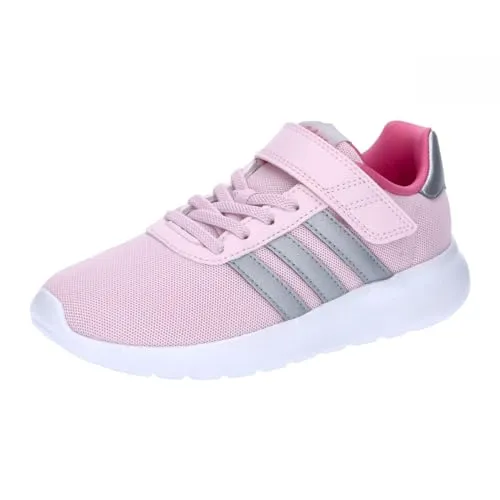 adidas Lite Racer 3.0 Laufschuhe - Bequeme Laufschuhe in Clear Pink/Silver Metallic, ideal für Training und Freizeit mit elastischem Schnürsystem für perfekten Halt.