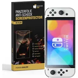 3x Panzerfolie für Nintendo Switch Oled Anti-Shock HD klar Displayschutz Schutzfolie Folie Screen-Protector