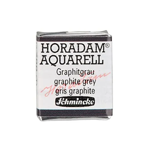 Schmincke – HORADAM® AQUARELL - feinste Künstler-Aquarellfarben, 788 Graphitgrau, 14 788 044, 1/2 Näpfchen