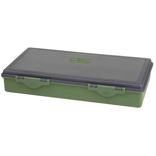 Spro Tackle Box Karpfenangeln - Ctec Carp System 350 x 190 x 55 mm - Ködereimer: Praktische und robuste Tackle Box für Karpfenangler, ideal für die organisierte Aufbewahrung von Ködern und Zubehör.