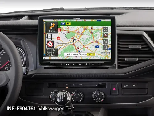 ALPINE INE-F904T61 9-Zoll Autoradio für VW T6.1 von Alpine