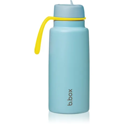 B.Box Insulated Flip Top Bottle 1000 ml - Isolierflasche mit Strohhalm, hält Getränke kühl und ist ideal für unterwegs, BPA-frei und leicht zu reinigen – perfekt für Arbeit, Sport und Freizeit.