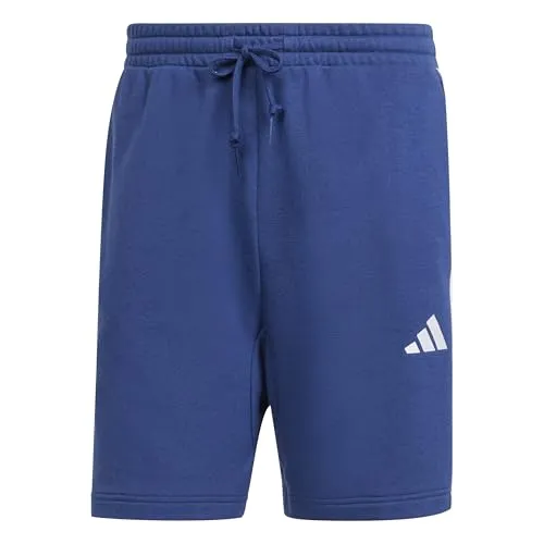 ADIDAS Herren Shorts Essentials 3-Streifen French Terry in blau von adidas