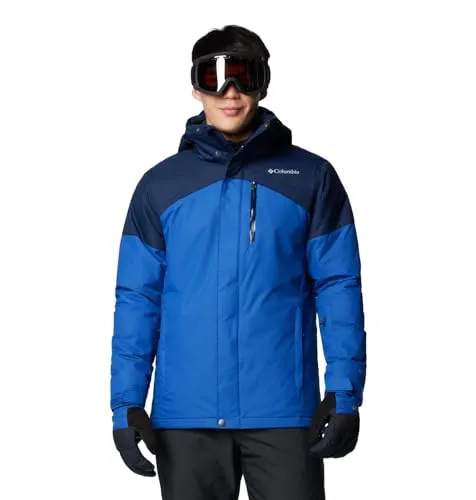 Columbia Herren-Skijacke Last Tracks II - Wasserdichte und atmungsaktive Skijacke mit Omni-Heat-Thermosystem für optimale Wärme. Ideal für Bergaktivitäten, mit verstaubarer Kapuze und praktischen Taschen.