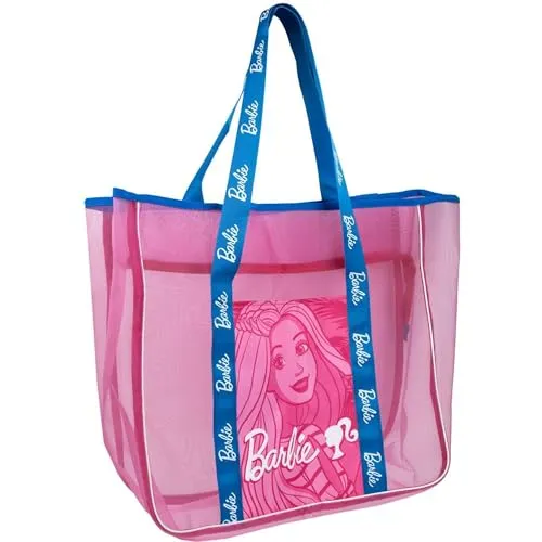 CERDÁ LIFE'S LITTLE MOMENTS Strandtasche Premium Barbie in pink von Cerdá