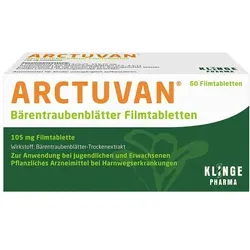 Arctuvan Bärentrauben 60 ST von Klinge Pharma