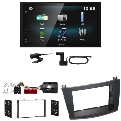 Produktbild Kenwood DMX-125DAB DAB+ Bluetooth MP3 Einbauset für Mazda 3 BL