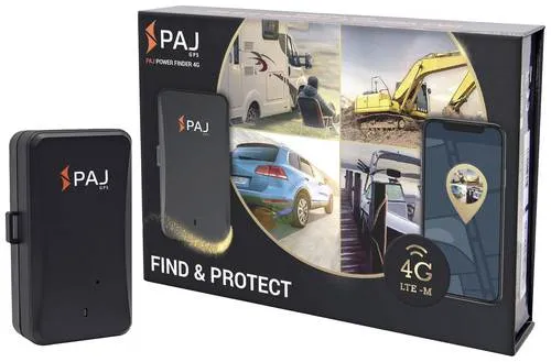 PAJ GPS POWER FINDER 4G GPS Tracker - Fahrzeugtracker mit Live Ortung - Fahrzeug Navigation Zubehör mit 4G Netzwerk für optimale Netzabdeckung, inklusive SIM-Karte und umfassenden Alarmeinstellungen für maximale Sicherheit.