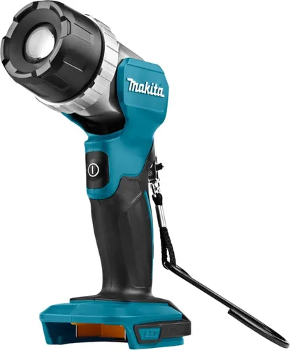 Makita DML808 LED Arbeitsleuchte - Taschenlampe mit 190 Lumen Lichtleistung und 12-fach verstellbarem Lampenkopf für optimale Ausleuchtung. Ideal für den Einsatz mit 14,4V/18V Akkus.