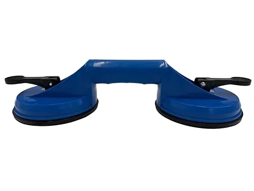 TECTOOL Saugheber aus Kunststoff Ø 115 mm | Tragkraft bis 25 kg | Vakuumheber für Glas, Fliesen, Blech & Kunststoff | Einhandbedienung | Profi-Saugnapf für Montage & Transport