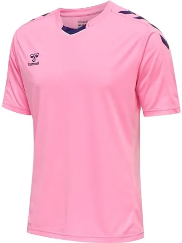 hummel hmlCORE XK Poly Jersey S/S, Cotton Candy, L in pink von hummel