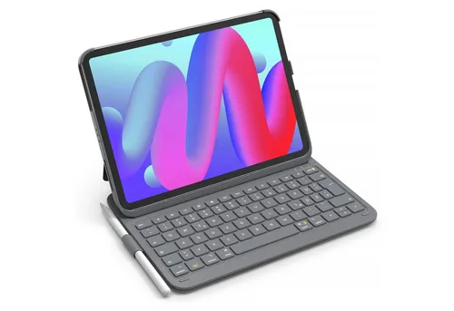 Inateck Tablet-Hülle BK2007 für Apple iPad 11 A16 2025 - Ultraleichte Hülle mit integrierter Bluetooth-Tastatur und Standfunktion, schützt Ihr iPad vor Kratzern und Stößen. Passend für mehrere iPad-Modelle, inklusive Air und Pro.