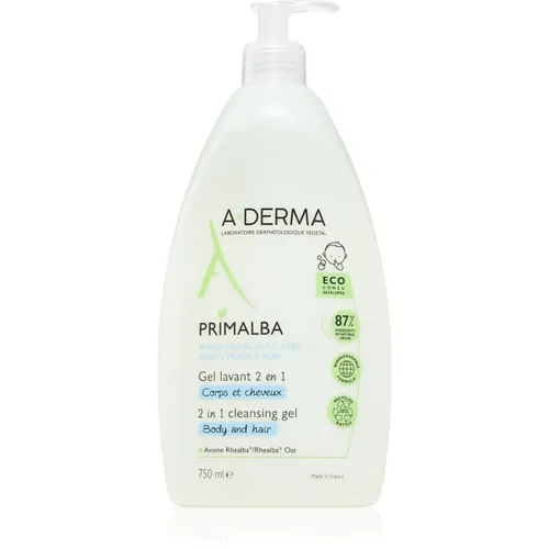 A-Derma Primalba Baby Reinigungsgel für Haut und Haar für Kinder 750 ml