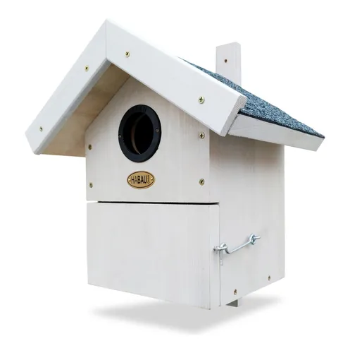 HABAU Nistkasten mit 45 mm Einflugloch 30x23x29cm in weiß von Habau