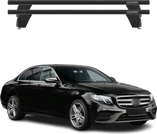 OMAC Dachträger für Mercedes E Klasse W213 (2016-2020) - Hochwertiger Aluminium-Dachträger, abnehmbar und multifunktional. Ideal für Fahrrad- und Skiträger, wasserbeständig und aerodynamisch für eine ruhige Fahrt.