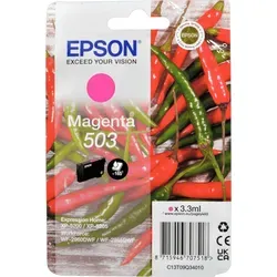 Epson Tinte C13T09Q34010 503 Magenta - Original Tintenpatrone 3,3 ml, brillante Farbdrücke für XP-5200 und WF-2960 DWF