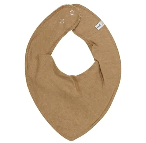 Pippi Babywear Halstuch Lätzchen Dreieckstuch Biobaumwolle uni (hellbraun)