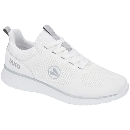 Jako Sneaker Team Mesh Sneaker weiß 43 EU - Sneaker für Handball, in Größe 43 und stylischem Weiß, bieten optimalen Komfort und Atmungsaktivität für sportliche Höchstleistungen.
