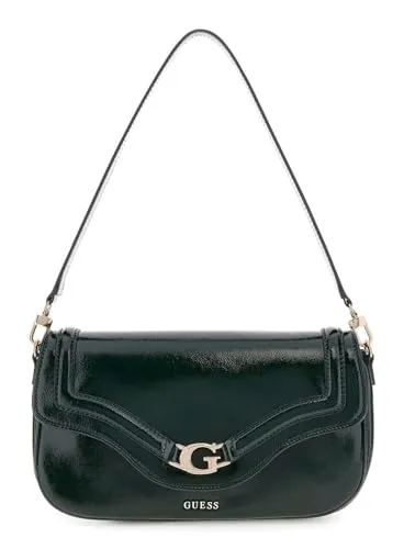 GUESS Schultertasche Dea Flap Shoulder Bag Forest dunkelgrün