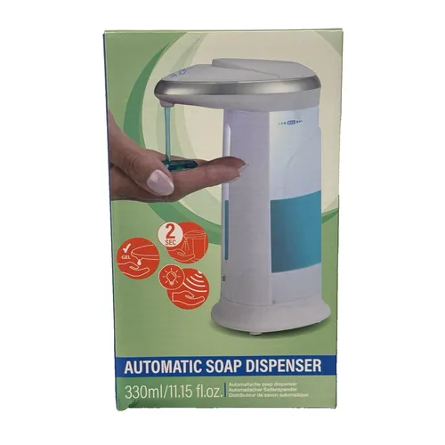 Berührungsloser Seifenspender 330 ml, weiß - Seifenschalen & -spender, hygienisch und praktisch für berührungslosen Einsatz, ideal für Bad und Küche.