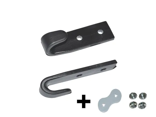 Miederhoff Anhänger 10x Schleuderhaken Planenhaken schwarz inkl. Doppel Calott