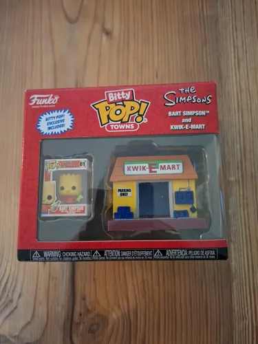 The Simpsons - Bart Simpsons and Kwik-E-Mart Bitty Pop! Funko
