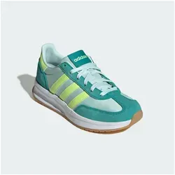Adidas Damen Sneaker RUN 70S 2.0, grün - Stylische Sneaker aus hochwertigem Kunstleder mit atmungsaktivem Innenmaterial, ideal für den Alltag und bequem für normale Fußweiten.
