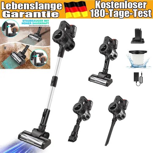 Leifheit Akku Staubsauger Rotaro PowerVac 2in1 von Dayplus