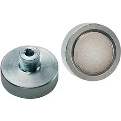 FORMAT NdFeB-Flachgreifer-Magnet mit Gewindebuchse 13 x 4,5 / 11,5mm