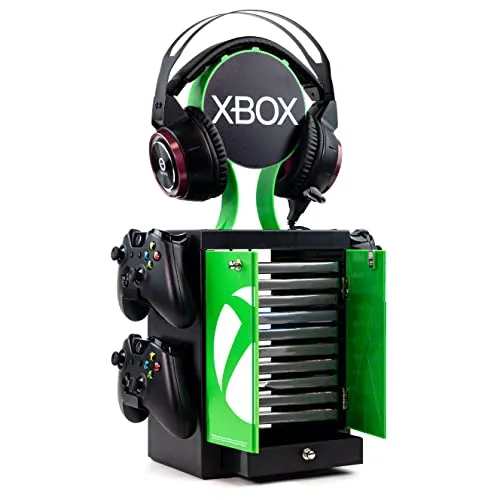 OFFICIAL XBOX GAMING LOCKER - Microsoft Xbox - Gaming-Zubehör: Offizieller Xbox Gaming Locker, ideal zur Aufbewahrung von Spielen und Zubehör, sorgt für Ordnung und schützt Ihre Sammlung.