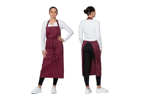 ZOLLNER Kochschürze, 80 x 100 cm, 65% Polyester, 35% Viskose