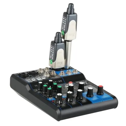 Xvive U3D - Kabelloses Stereo-Verbindungssystem - Mikrofone: Ideal für PA- und DJ-Systeme, bietet das U3D System zwei kabellose Mikrofonsätze für einfache, zuverlässige und hochwertige Audioübertragung ohne Kabelsalat.