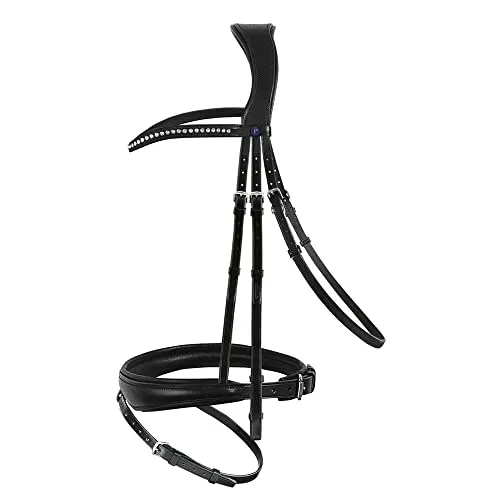 Passier PASSIERBLU Trense Spirit schwarz anatomisch super weich, Größe Pferd:Extra Warmblut