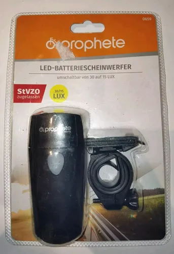 Prophete LED-Batteriescheinwerfer, 30/15 Lux
