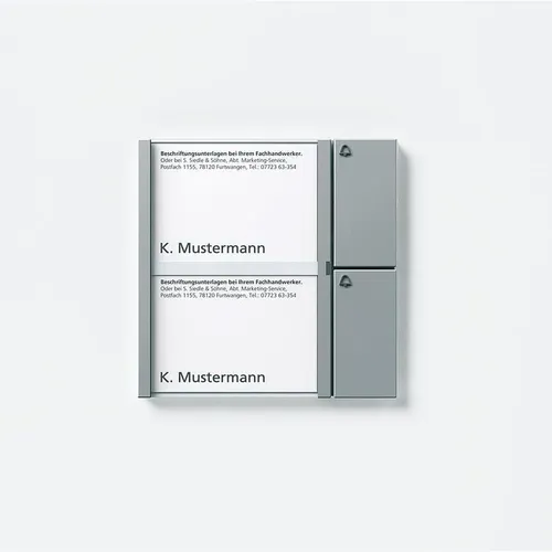 Siedle TM 611-02 SM Tasten-Modul, silber-metallic von Siedle