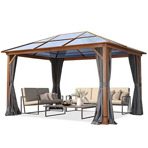 TOOLPORT Forest 3x4 m Hardtop Gartenpavillon in grau von Toolport