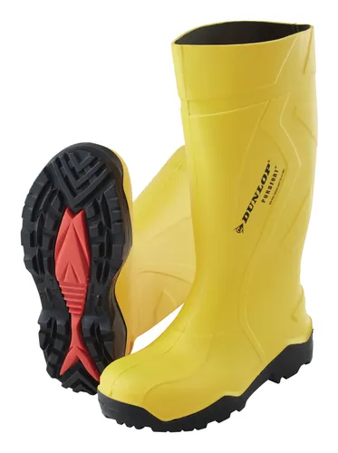 DUNLOP UNISEX Gummistiefel Purofort+ S5 - Sicherheitsstiefel mit perfektem Sitz, rutschhemmend und thermisch isoliert, Größe 48