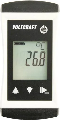 VOLTCRAFT Außentemperaturanzeige - Wasserdichtes Universalthermometer IP65 - Anzeigeinstrumente mit ergonomischem Design, IP65 wasserdicht, beleuchtetem Display und BNC-Anschluss für präzise Messungen in Flüssigkeiten und Luft.