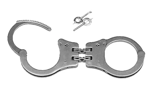 Mil-Tec Handschellen starr, einstellbar Silber