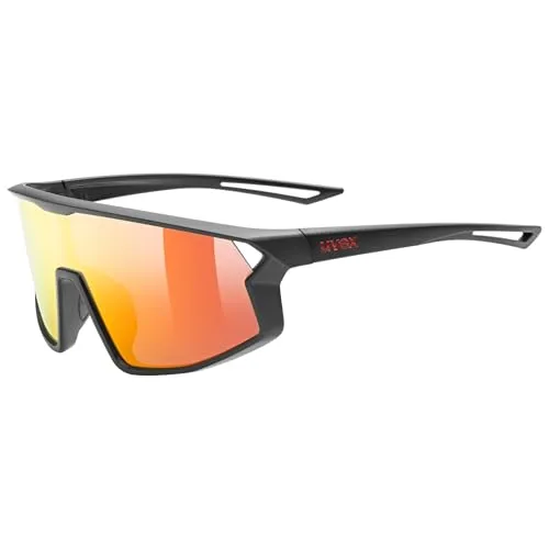 Uvex Skyryse jr. Sportbrille - Rot - One Size - Sportbrillen für Kinder, mit UV-Schutz und schlagfesten Gläsern, ideal für Outdoor-Aktivitäten und Sport.