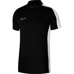 Nike Dri-FIT Academy 23 Herren Poloshirt - Schwarz - S - Das Nike Dri-FIT Academy 23 Herren Poloshirt bietet optimalen Tragekomfort durch die innovative Dri-FIT-Technologie. Mit klassischem Kragen und atmungsaktiven Mesh-Einsätzen ideal für sportliche Aktivitäten.