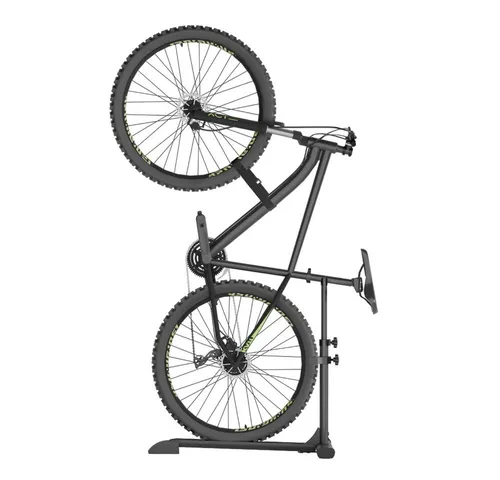 Cranit Fahrradständer freistehend - Fahrradhinterbauständer mit max. Traglast von 25kg, ideal für Fahrräder bis 2,5 Zoll Reifenbreite. Stabil und langlebig für sicheren Stand.