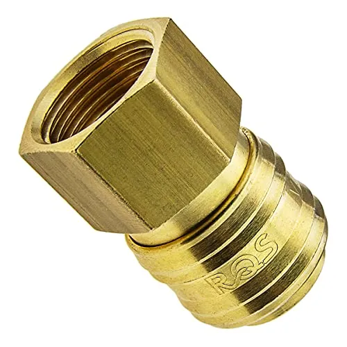 Produktbild Rectus Druckluftkupplung Stecknippel Schnellkupplung RQS Stecker aus Messing NW 7,2mm (1/2