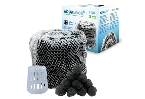 COIL Filterbälle Pool Filterbälle, Ökologischer Wasserfilter, Korb mit Filterbällen, für Spa, (Kompatibel mit Filter Typ VI Bestway und Intex Typ S1, 20 Stück), Die Bälle sind maschinenwaschbar, Wiederverwendbar