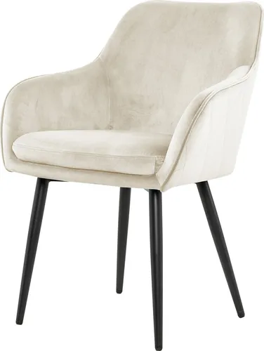 SalesFever Armlehnstuhl mit Diamantsteppung in beige von SalesFever